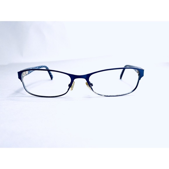kate spade Accessories - Kate Spade Blue Gold Cat Eye Glasses Polka Dot Temples Ambrosette 54 17 135